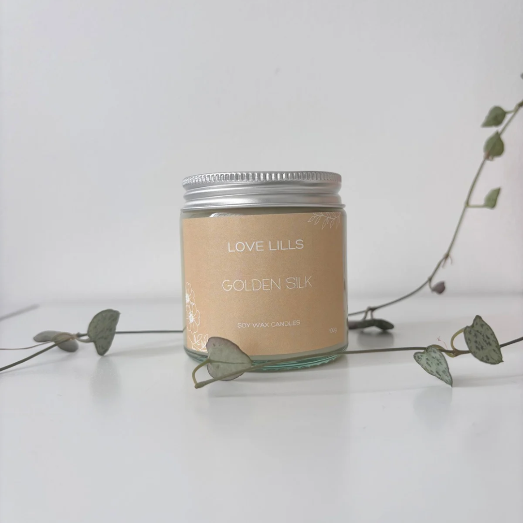 Golden Silk Candle