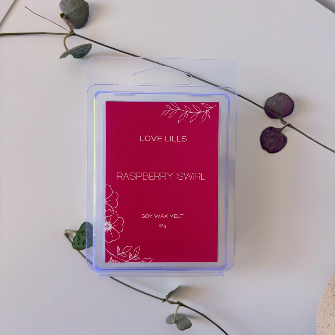 Raspberry Swirl Wax Melt (95g)
