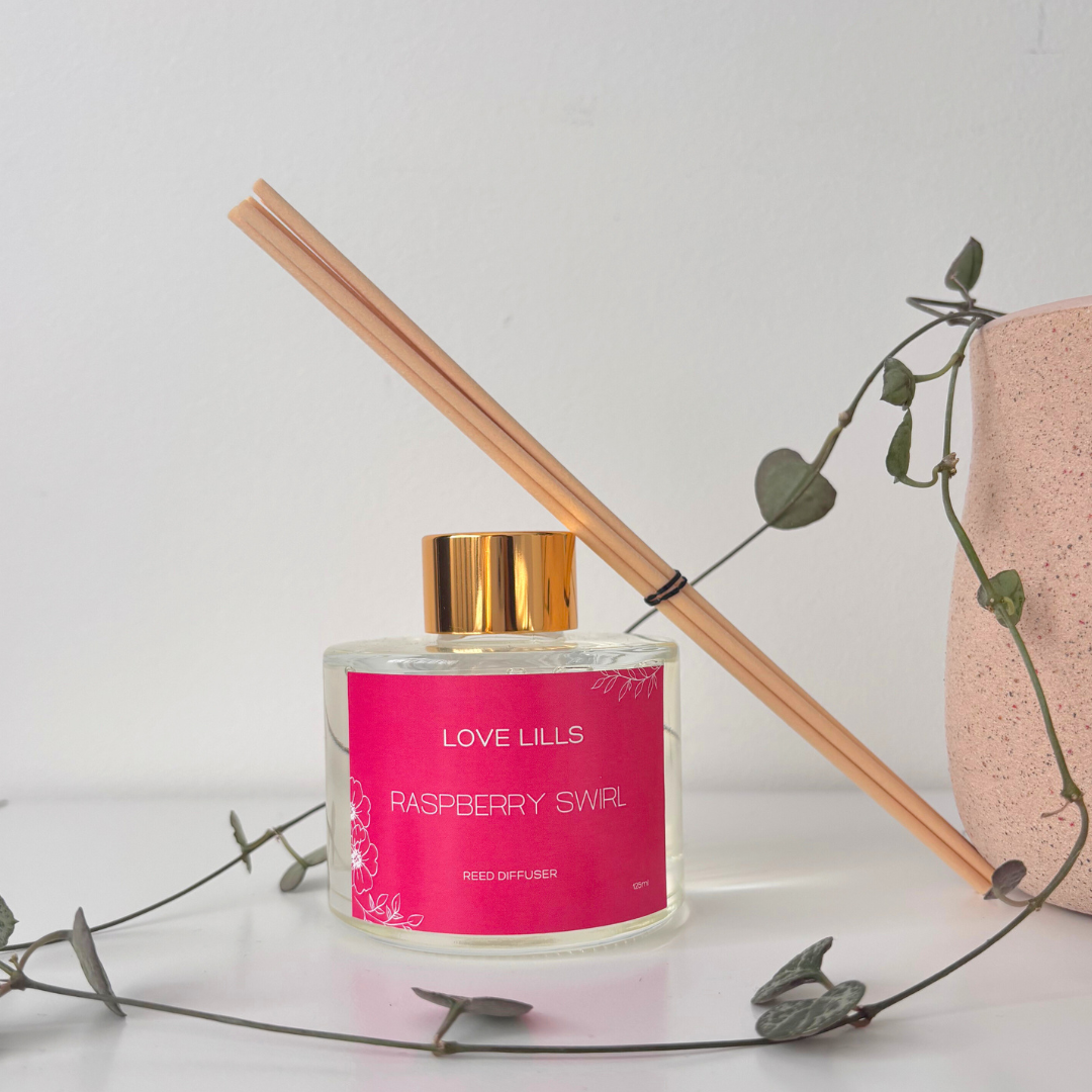 Raspberry Swirl Reed Diffuser